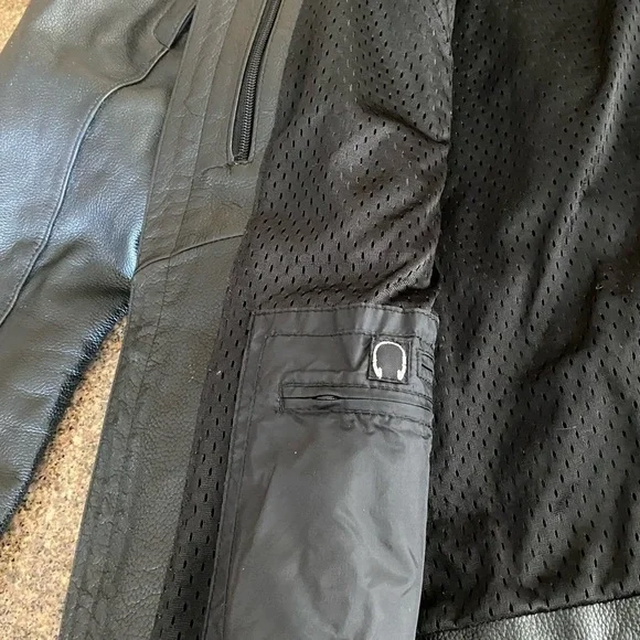 Mens Authentic Harley Davidson Road Warrior Leather Jacket 3XL Tall W Liner EUC  - Picture 6 of 8